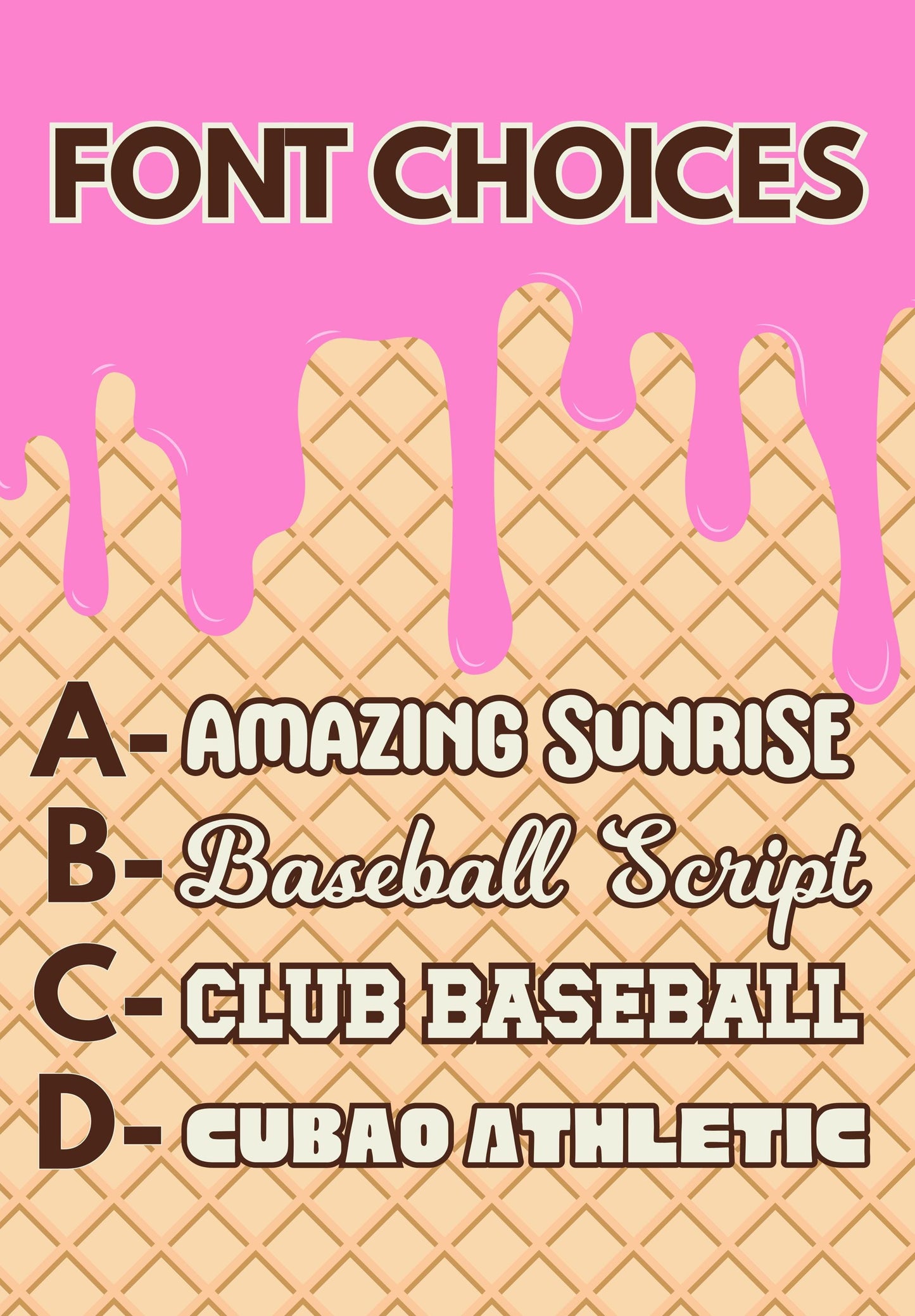 Custom Ice Cream Cone Drip Sports Cooling Towel Drippy Design with Matching Arm Sleeve and Necklace