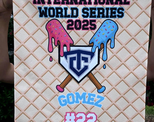 Personalized Baseball Pin Trading Towel Custom Cooperstown Sports Pin Towel for  Tournaments Teams and Events
